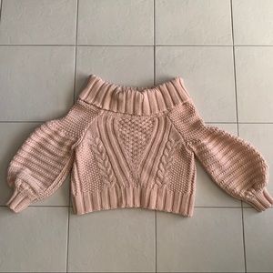 Off the shoulder sweater
